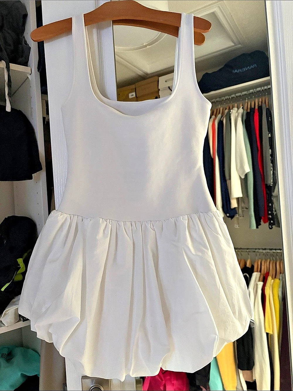 Zara White Mini Dress New with tags